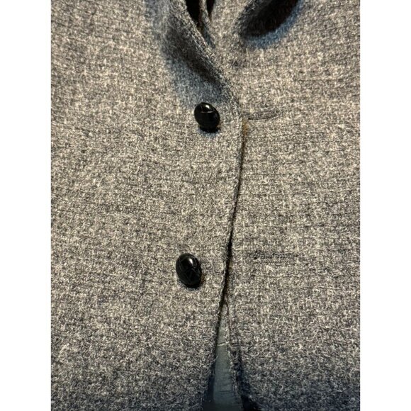 Harris Tweed Men's Handwoven Scottish Wool Blazer Jacket - Grey L - Picture 5 of 5